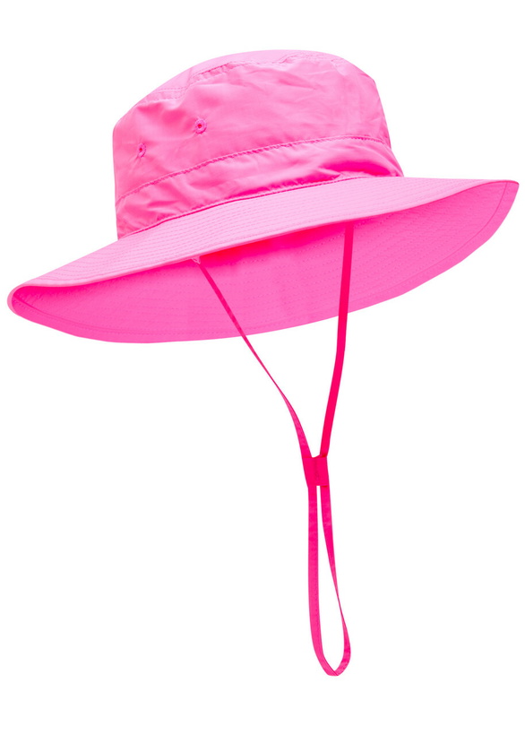 Photo: Hunza G Upf 50+ sun hat - Bright Pink - One Size