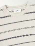 Mr P. - Striped Cotton-Jersey T-Shirt - Neutrals
