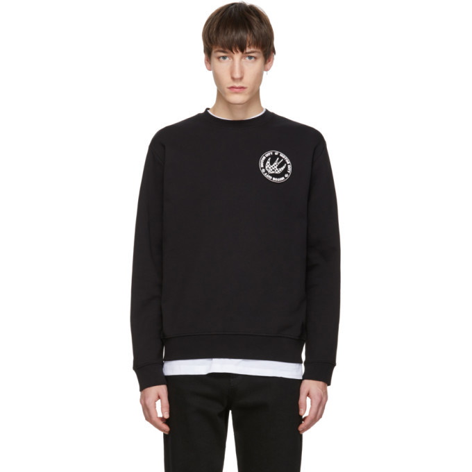 Photo: McQ Alexander McQueen Black Racing Santa Rosa Sweatshirt