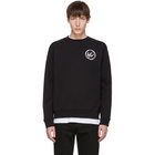 McQ Alexander McQueen Black Racing Santa Rosa Sweatshirt