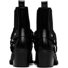 ANINE BING Black Mid Biker Boots
