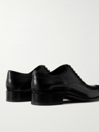 TOM FORD - Caydon Burnished-Leather Oxford Shoes - Black