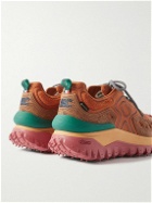 Moncler Genius - Salehe Bembury Trailgrip Grain Rubber-Trimmed GORE-TEX® Ballistic Nylon Sneakers - Orange