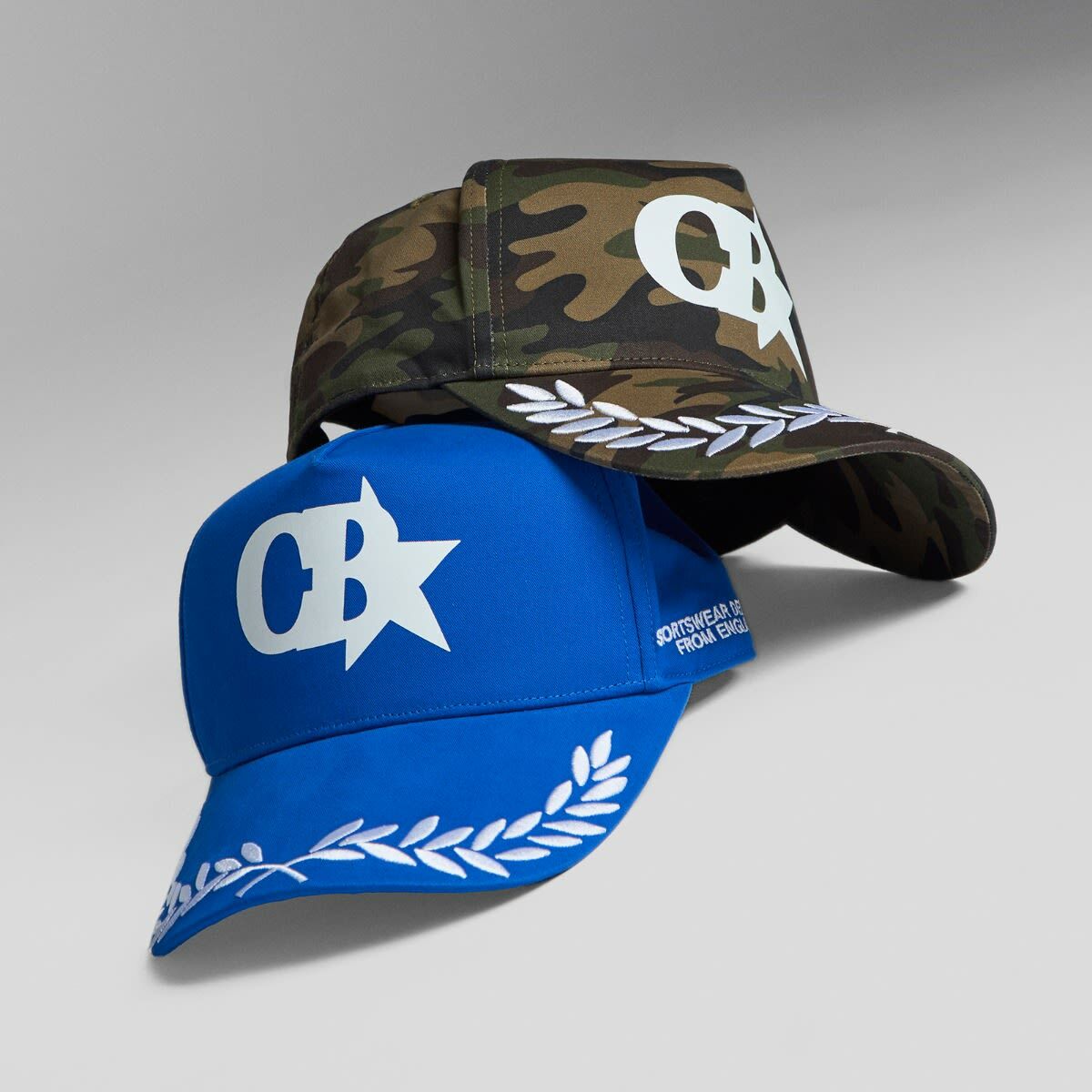 END. x Cole Buxton Cb Star Racing Cap in Cobalt Blue 