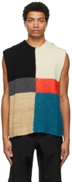 Jil Sander Multicolor Knit Vest