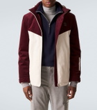 Brunello Cucinelli Cashmere and cotton-blend half-zip sweatshirt