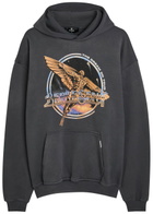 Represent Golden Tour Hooded Cotton Sweatshirt Grey