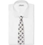 Turnbull & Asser - 8cm Paisley-Print Cotton and Silk-Blend Piqué Tie - Neutrals