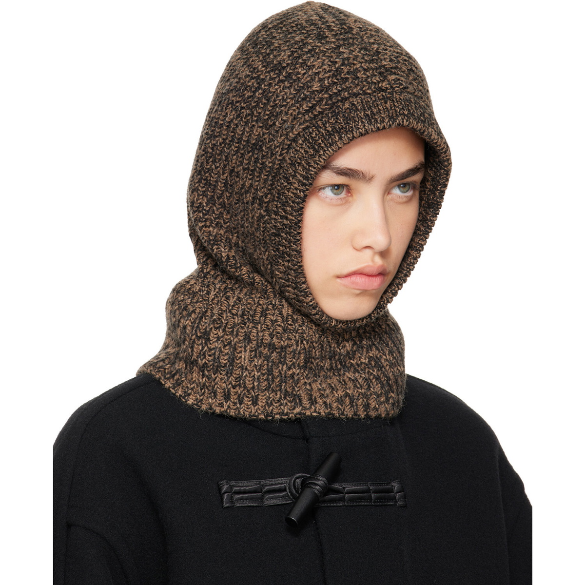LEMAIRE Brown Alpaca & Yak Blend Balaclava
