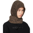 LEMAIRE Brown Alpaca & Yak Blend Balaclava