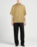 Fendi Mens Shirt in Mustard