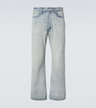 Auralee Faded straight jeans