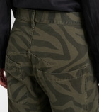 Nili Lotan Shon cropped barrel-leg jeans