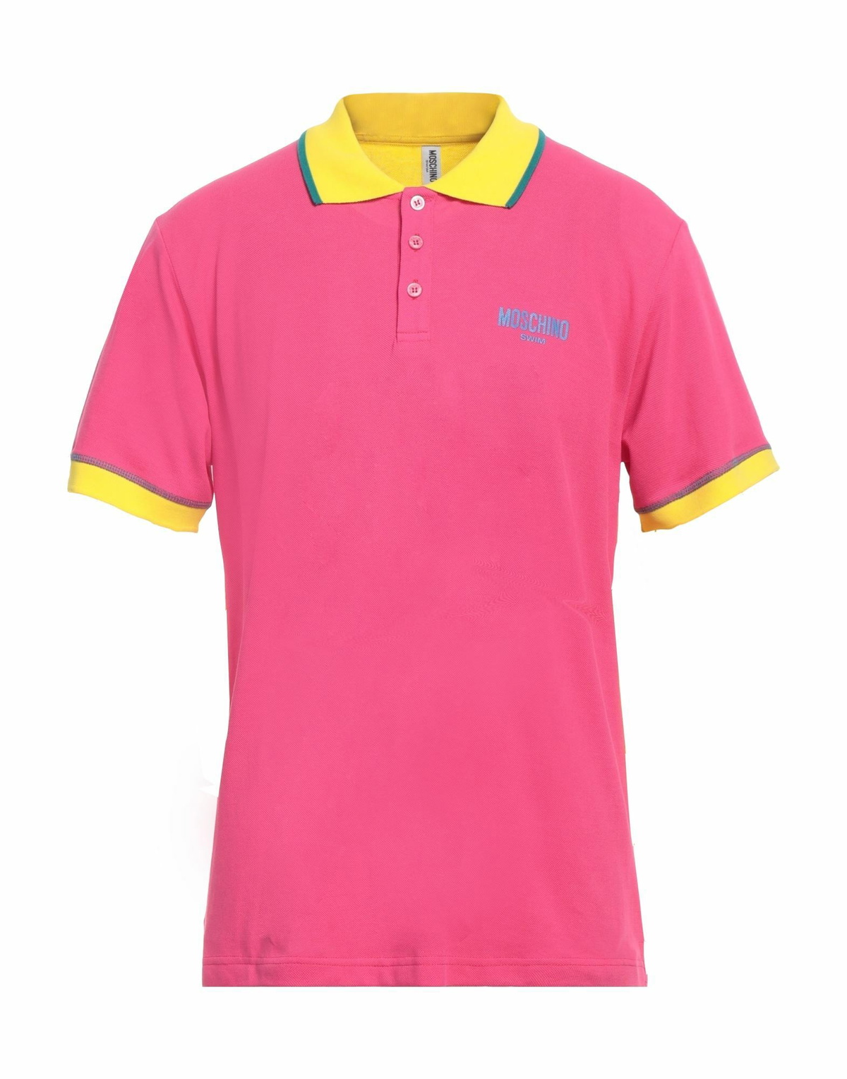 Moschino Mens Polo shirt Fuchsia