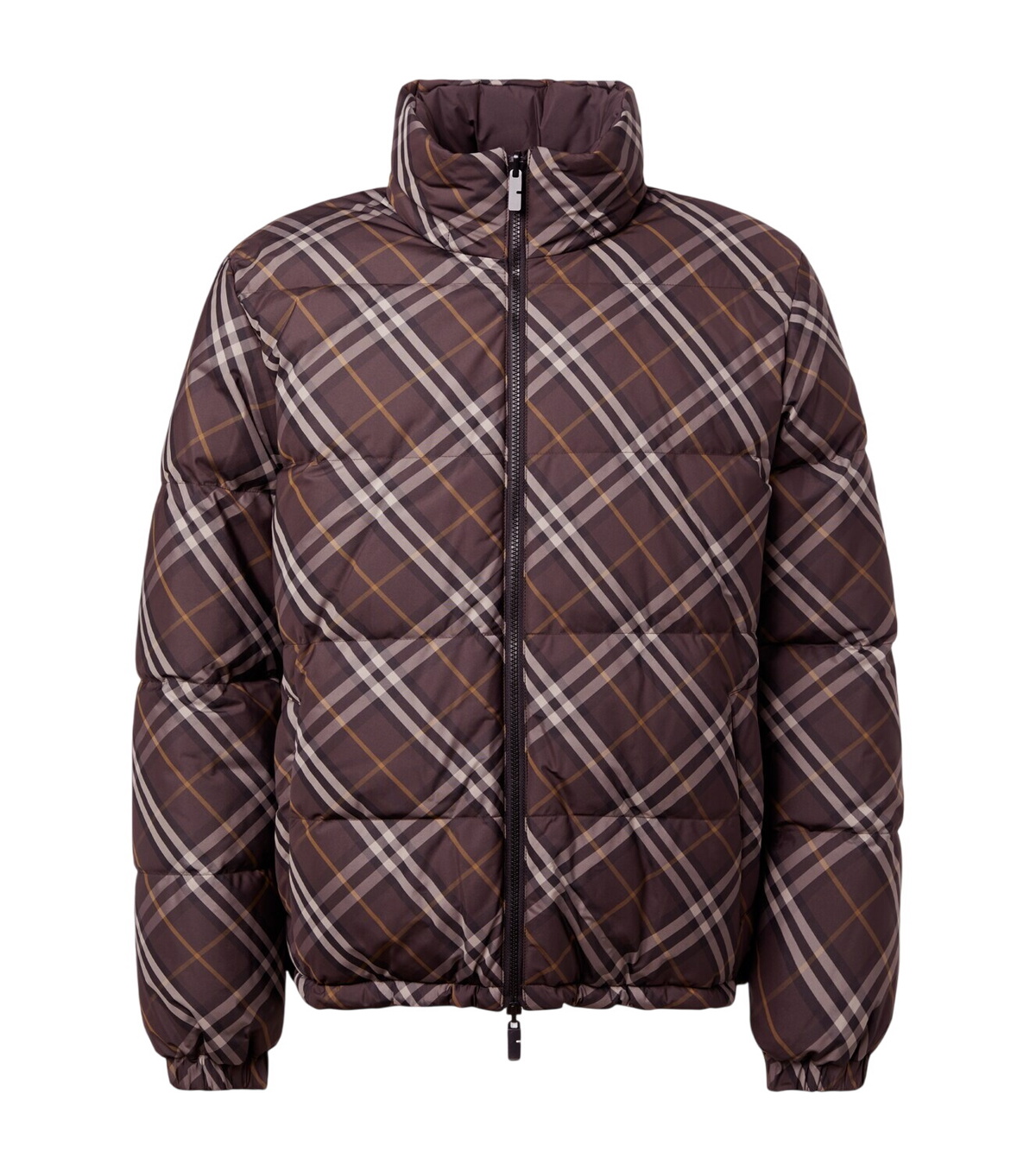 ジャケット・アウター BURBERRY BLUE LABEL check track jacket Burberry - Checked Shell Half-Zip Hooded Jacket - Blue Burberry