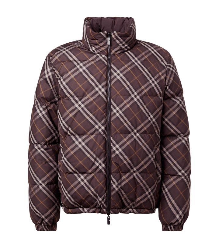 Photo: Burberry Burberry Check reversible down jacket