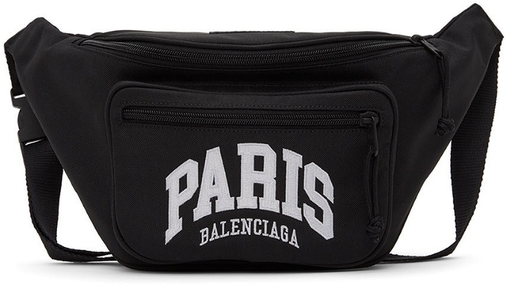Photo: Balenciaga Black Paris Cities Belt Bag
