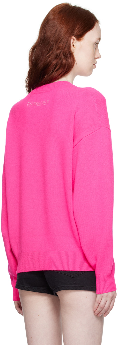 ■alexander wang beiress ウール クルーネックセーター■ Alexander Wang Pink Beiress Sweater Alexander Wang