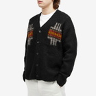 Pendleton Men's Shaggy Cardigan in Black Harding