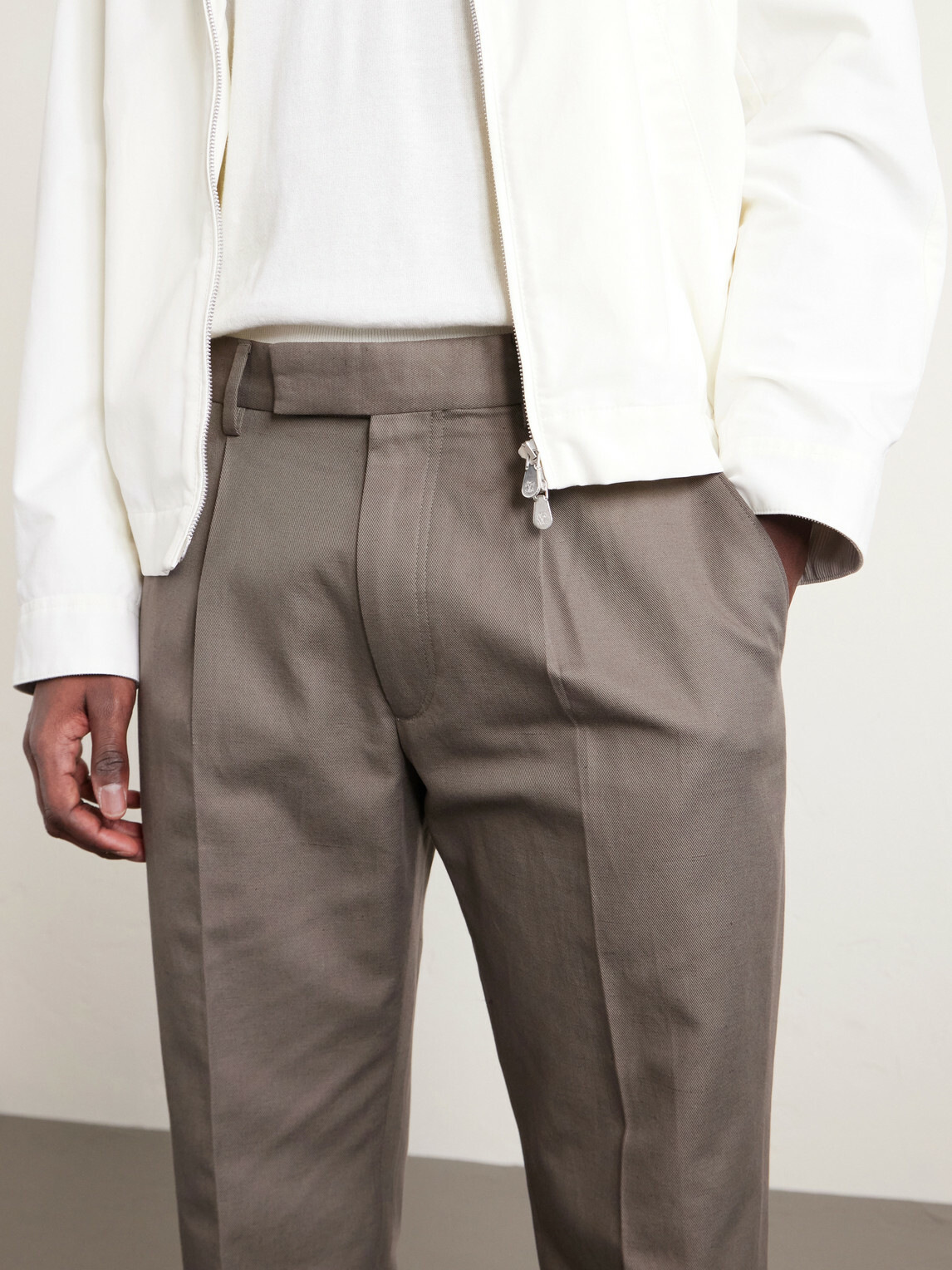 Zegna - Cotton and Linen-Blend Trousers - Green