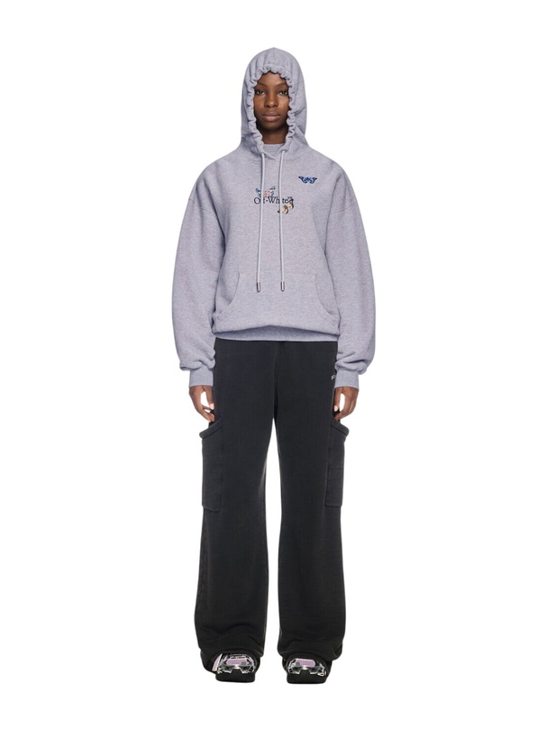 Photo: OFF WHITE Bookish Butterfly Hooded Sweatshirt