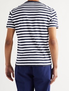 ALEX MILL - Standard Striped Slub Cotton-Jersey T-Shirt - Blue