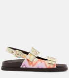 Missoni Mia Zigzag slingback sandals