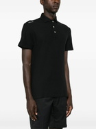 RLX Ralph Lauren Black Logo-Print Polo Shirt