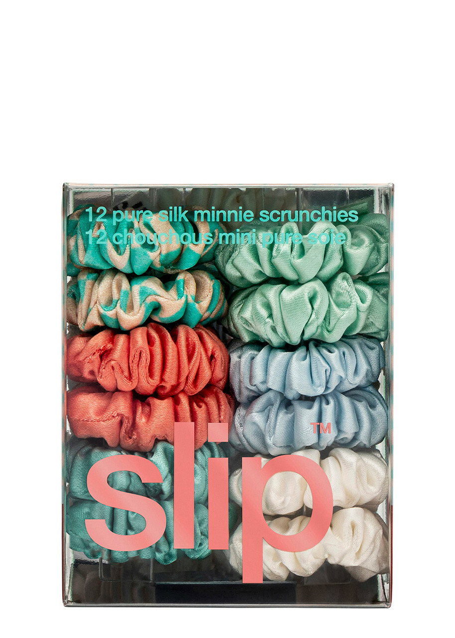 Slip Pure Silk Minnie Scrunchies - Seaside
