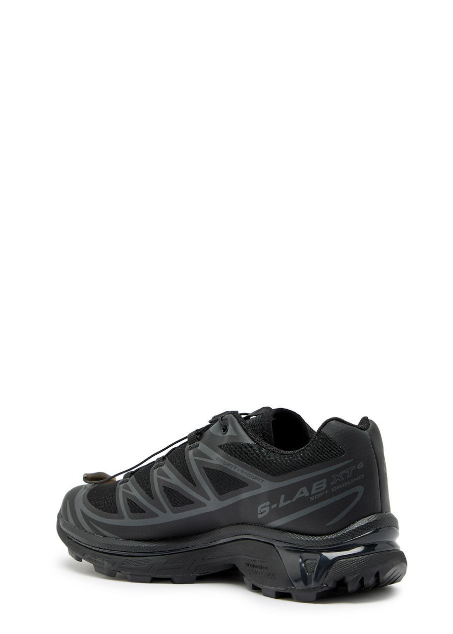 Salomon XT-6 Panelled Mesh Sneakers Black