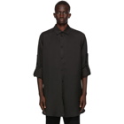 Jil Sander Black Silk Friday PM Shirt