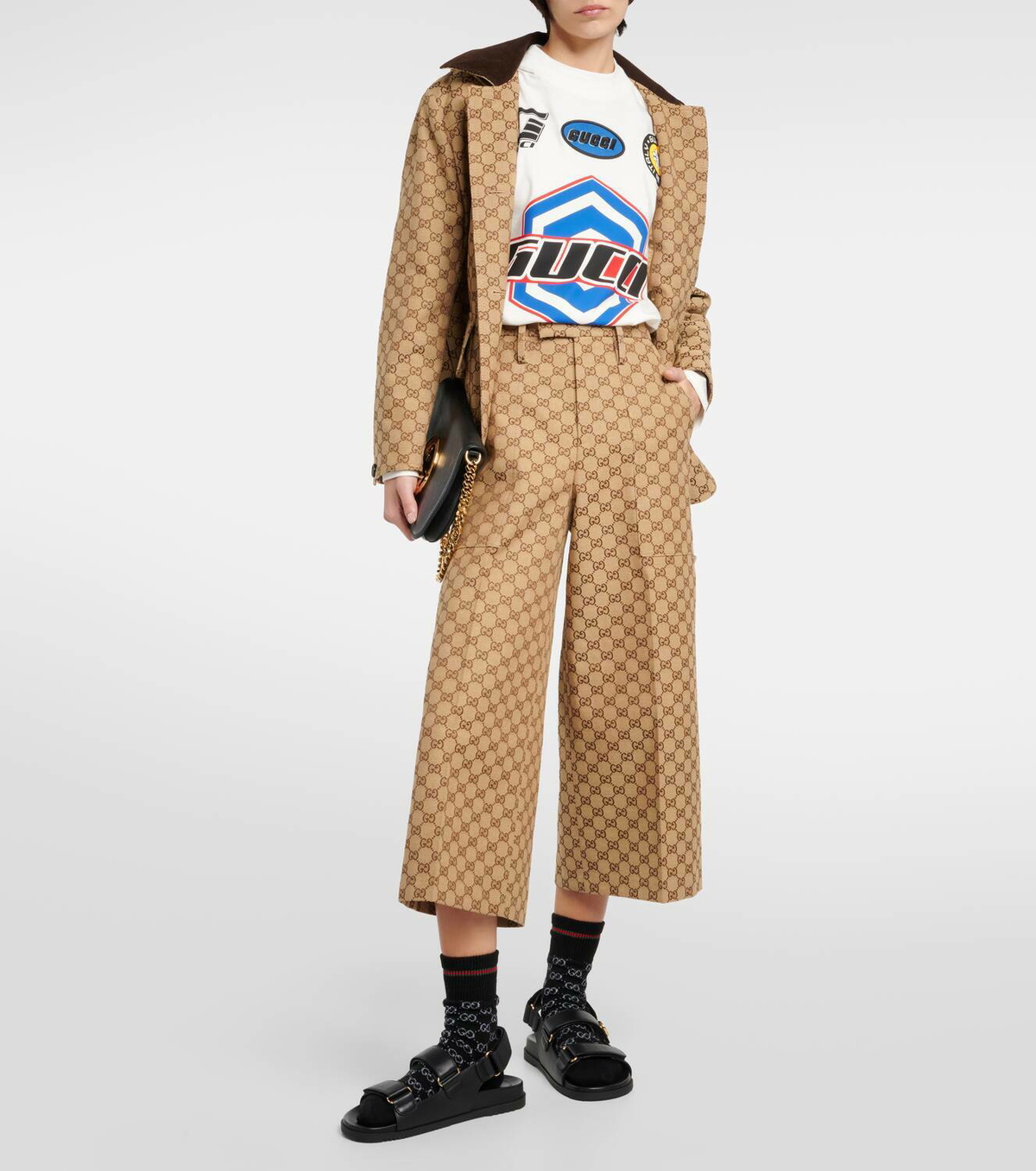 Gucci Moritz GG leather sandals Gucci