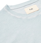 Folk - Assembly Cotton-Jersey T-Shirt - Light blue