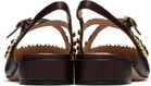 Bally Brown Ballyrina Slingback Heels