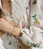 Aliita Jirafa 9kt gold cord bracelet with enamel