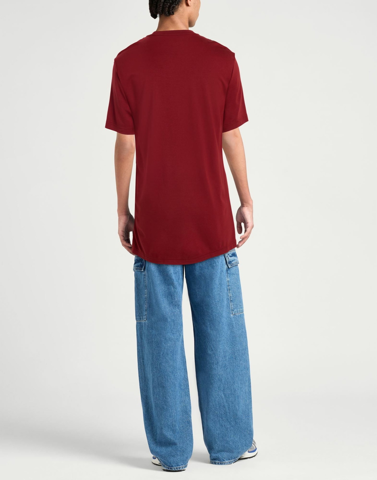 Ea7 Mens T-shirt Burgundy