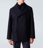 Burberry Double-breasted wool peacoat