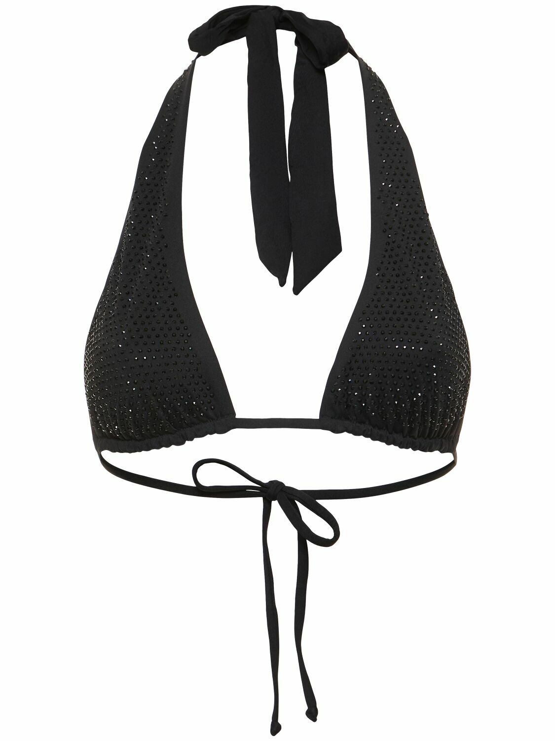 WEWOREWHAT Self-tie Triangle Bikini Top