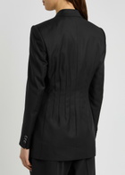 Helmut Lang Darted Wool Blazer Black