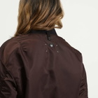 Maison Margiela Women's Reversible Bomber Jacket in Dark Brown