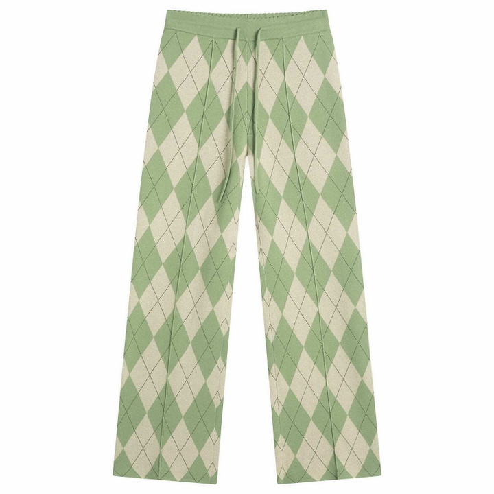 Photo: House Of Sunny Women's Argyle Lounge Pant in Matcha