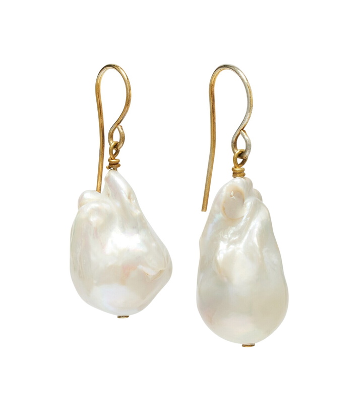 Photo: Jil Sander Drop earrings with freshwater pearls