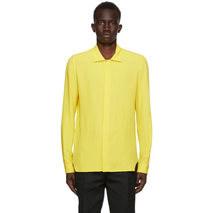 Photo: Rick Owens Yellow Silk Office Shirt