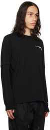 sacai Black Interstellar Long Sleeve T-Shirt