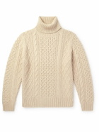 Nili Lotan - Cable-Knit Rollneck Sweater - Neutrals