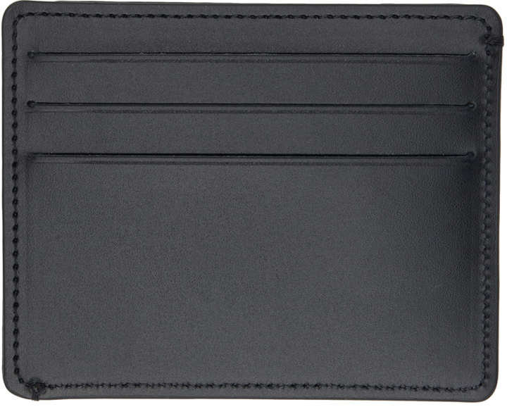 Photo: Maison Margiela Black Four Stitches Card Holder