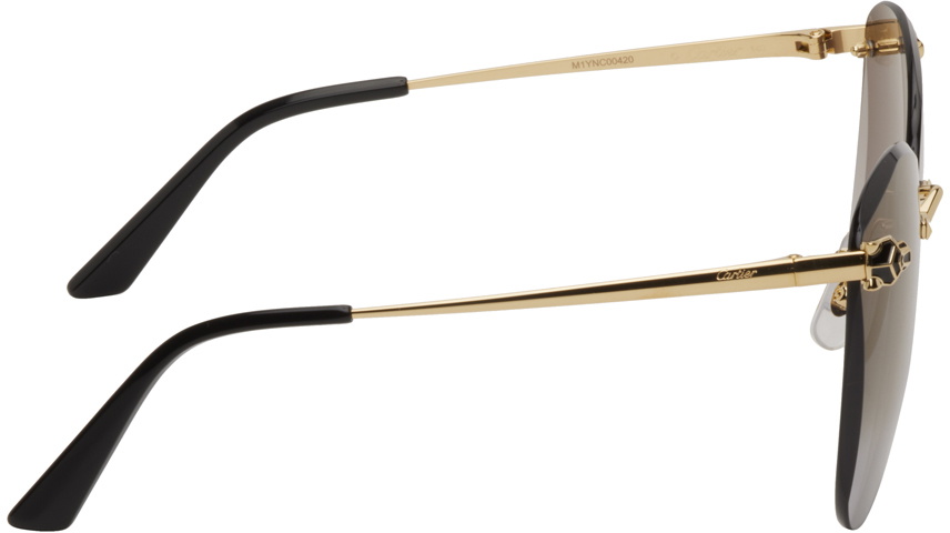 Cartier Gold Rimless Sunglasses Cartier