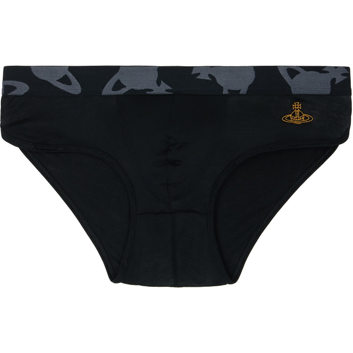 Photo: Vivienne Westwood Black Orb Waistband Briefs