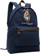 Polo Ralph Lauren Navy Polo Bear Canvas Backpack
