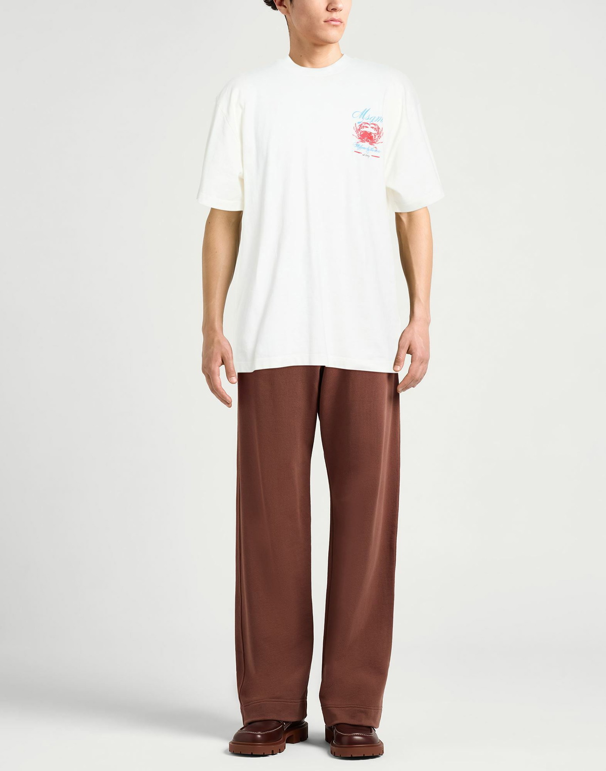 Msgm Mens T-shirt in White